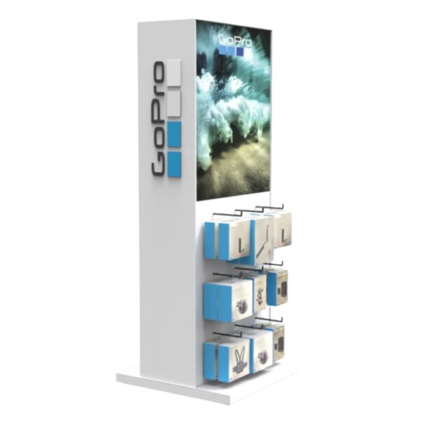 2' Freestanding Display (White) - Image 2